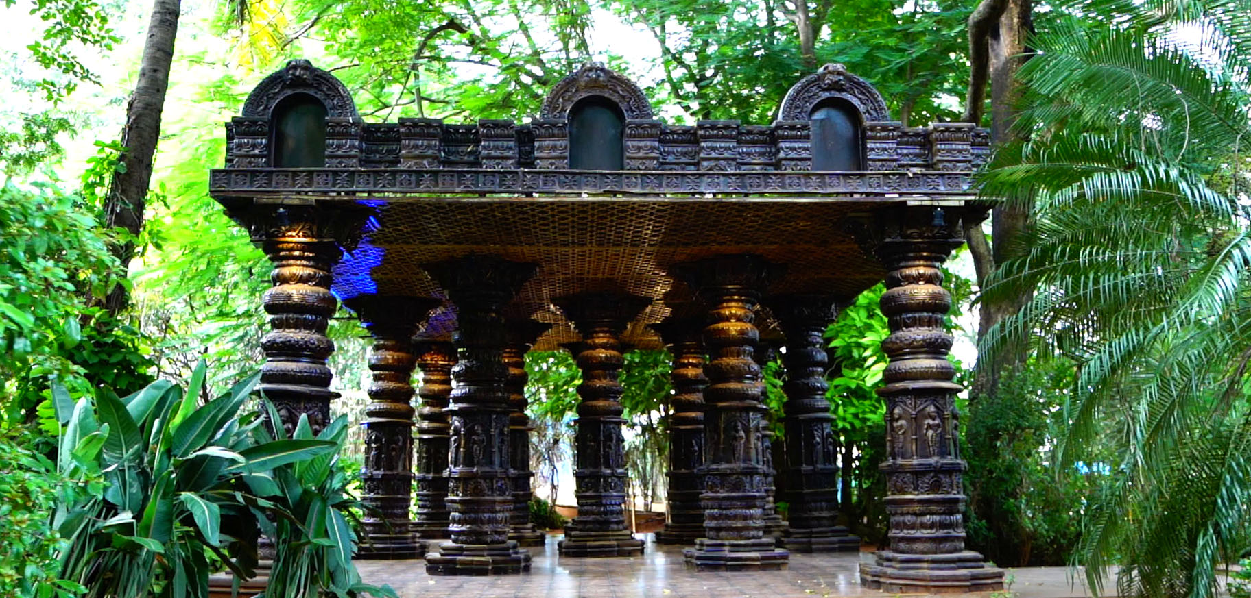 Heritage architecture courtyard at Elements Resort